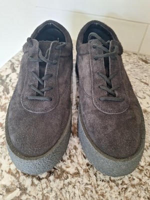 YEEZY Season 6 Sneaker Thick Shaggy Suede Graphite Crepe Tonal Sole Size 39