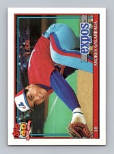 1991 Topps #610b Andres Galarraga : A* on copyright line Very Good