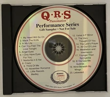 Pianomation QRS CD: Gift Sampler - Performance Series  (Catalog No. 809992)