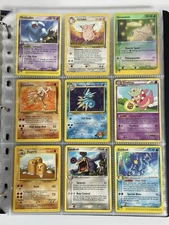 Pokemon Card Collection VTG Binder Holo Rare WoTC Misty’s Seadra E-reader Eevee