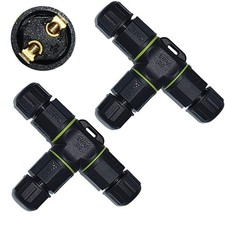 3 Way Junction Box IP68 Waterproof Electrical Junction Box 2 Pin/3 Pin/4 Pin ...