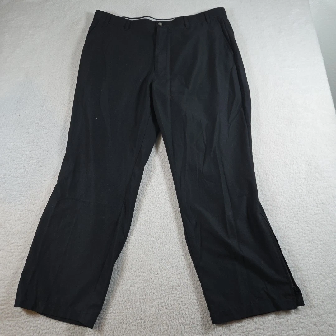 Callaway Golf Pants Men 40x30 (38x29) Black Zip Leg Performance