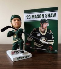 NIB Mason Shaw #23Iowa Wild AHL Bobblehead SGA Stadium Giveaway