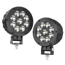 LED Pods, 90W Round Driving Lights 5 inch Off Road Work Lights Spot Lamp