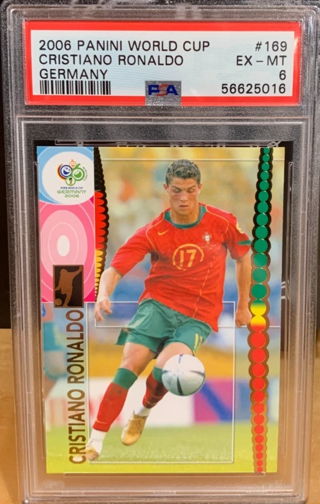 PANINI2006 world cup クリスティアーノ・ロナウド RC 2006 Panini FIFA World Cup Germany Cristiano Ronaldo #169 for sale