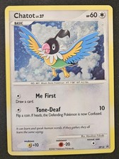 SWIRL Chatot DP14 Diamond & Pearl Black Star Promos Cosmos Holo Pokémon 2007 MP on eBay