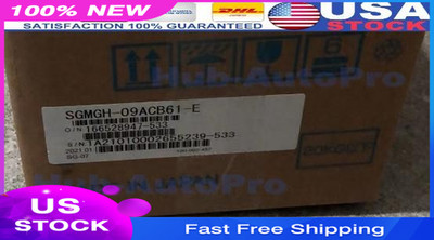 ONE New Yaskawa Servo Motor SGMGH-09ACB61-E Expedited Shipping