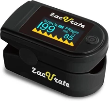 Elite Fingertip Pulse Oximeter Blood Oxygen Saturation Monitor withSilicon Cover