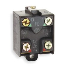 1Pc Replacement Contact Block, 1No/1Nc