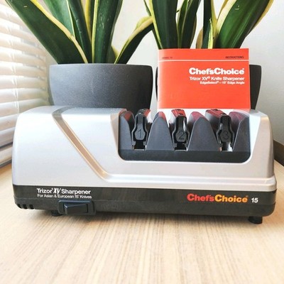 Chef's Choice Trizor XV Sharpener Electric 3 Stage Knife Sharpener Model 15