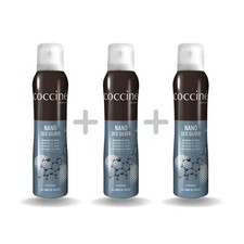 3X Schuh Deo Nano Deo Silber Coccine 150ml Set ZES-20