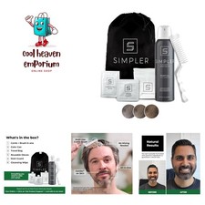 Simpler Partial Coverage Men's Hair Color Color Box - Permanent Beard and Mus...