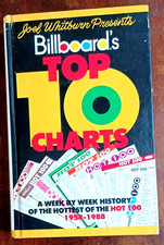 JOEL WHITBURN presents BILLBOARD's TOP 10 CHARTS 1958-1988 hardcover book  NM Q7
