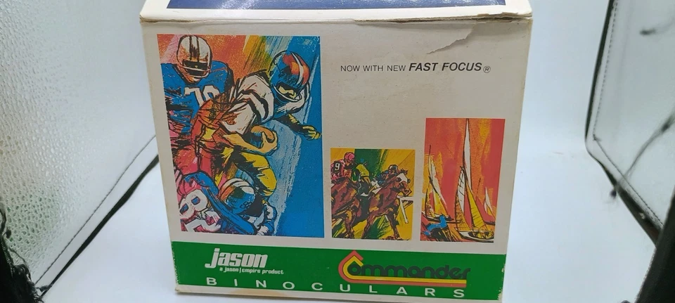  Jason Commander Model 143 7x35 Binoculars With Carrying Case Vtg With Case/Box - Image 2 of 4