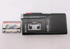 Sony M-430 Microcassette Recorder For Parts With Cassette