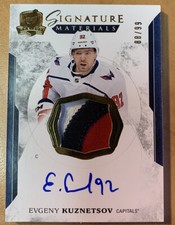 2017-18 The Cup Signature Patches EVGENY KUZNETSOV PATCH AUTO 88/99