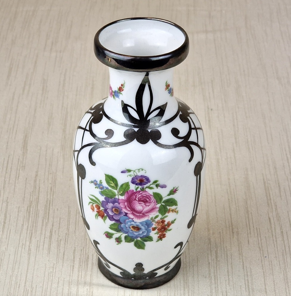 Porcelain Vase Flowers ARTLYNSA Spain P575 | eBay