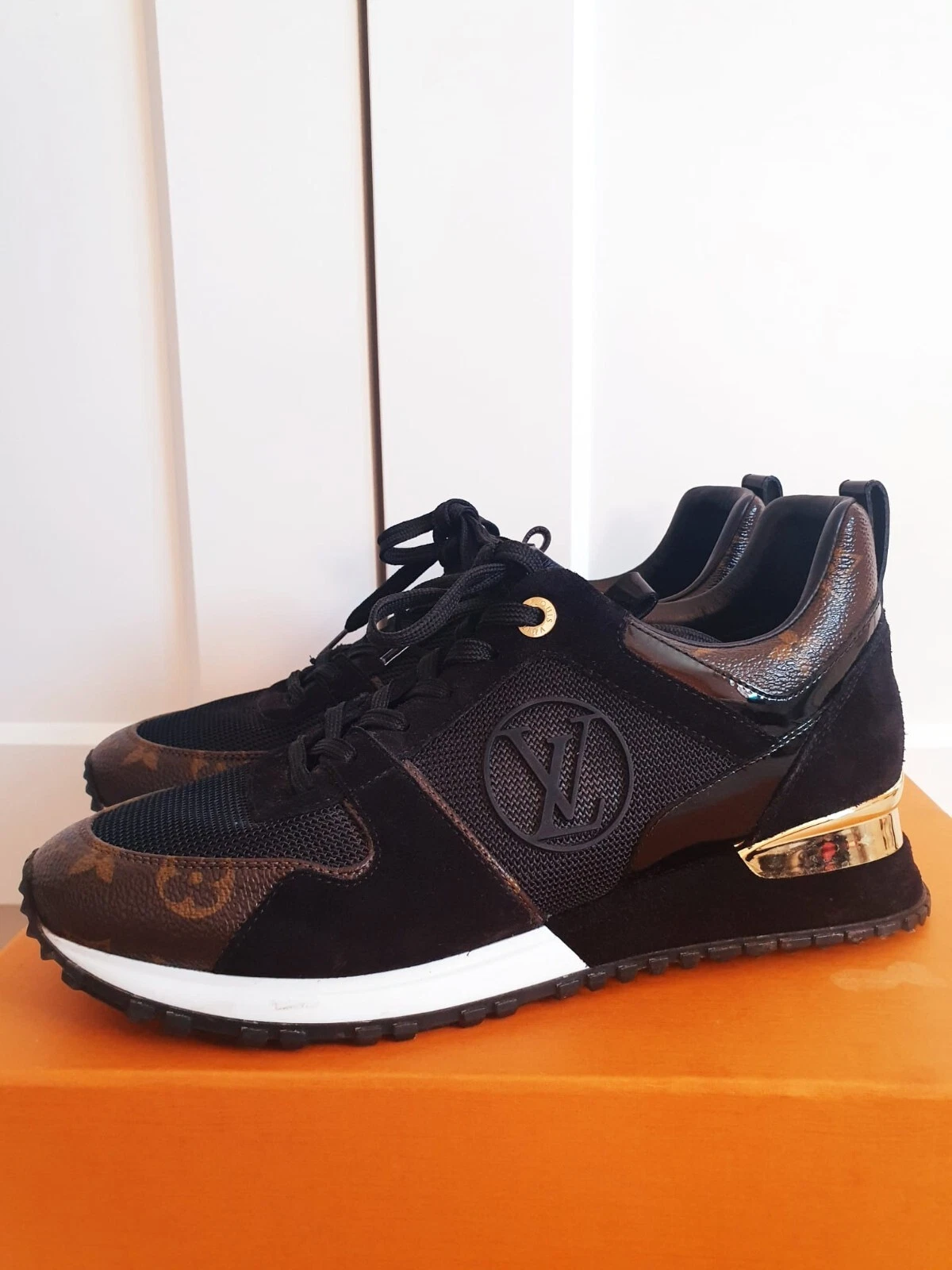 Louis Vuitton Women's Brown Monogram Run Away Trainer Sneaker UK 7 EU 40 rrp£870