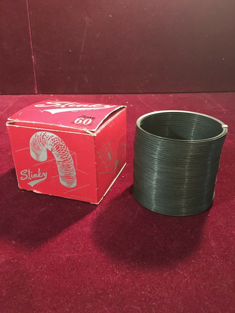 vintage slinky in box