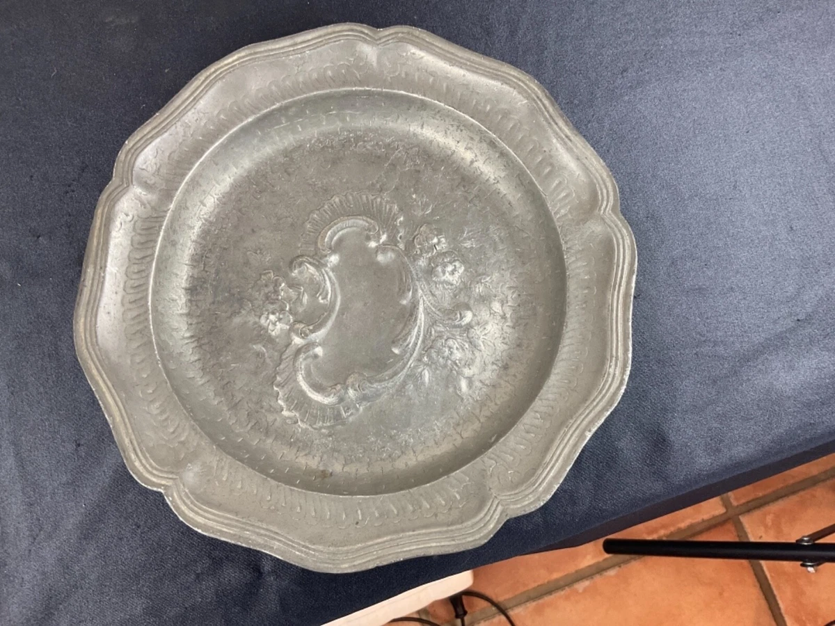 Lot De 3 Anciens Moules à Tarte En Aluminium - 11 Pouces - Épais - Occasion