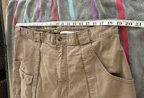 Cabelas Herren W38 Khaki Outdoor Convertible Cargo Hose Baumwollmischung - Bild 3 von 9