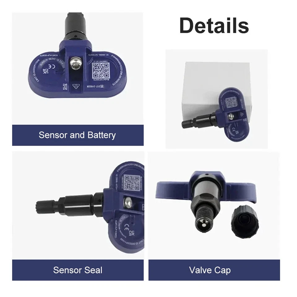 4X For TESLA TPMS BT Tire Pressure Sensors for Model S 3 X Y 1490701-01-C - Image 2 of 4