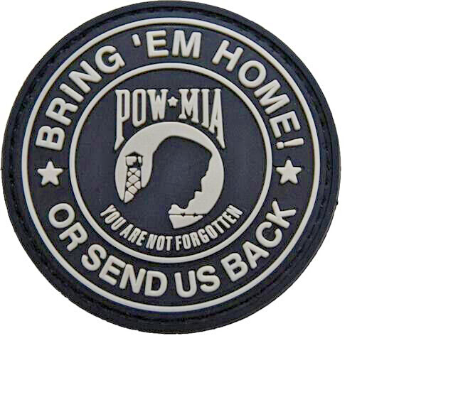 WAR POW P O W MILITARY SOLDIER VET Pendant On 925 Sterling Silver 20