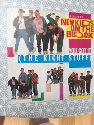 New Kids On The Block    You Got It (The Right Stuff) 12'' Label: CBS    BLOCK T2