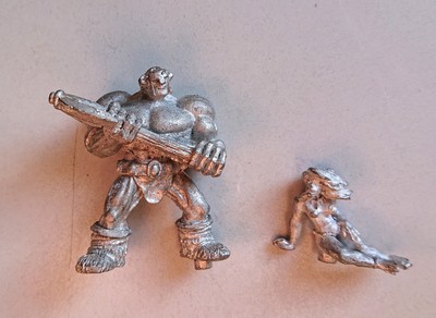 Warhammer Citadel   LE 19 Thrud mit Frau NEU, nie bemahlt oder gespielt