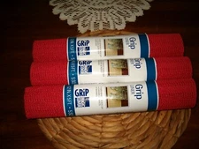 3 Rolls Magic Cover GRIP Shelf Liner TOOL BOX RED  12" x 5' Rolls NEW