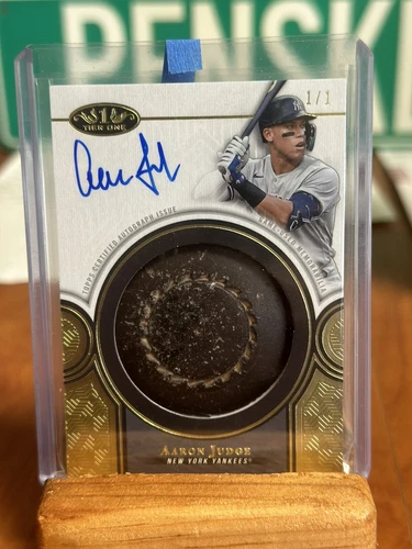 Aaron Judge Autograph Bat Knob Relic 1/1 Tier One - Picture 1 of 2