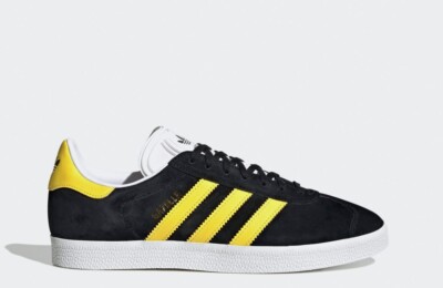 adidas Gazelle 黒/黄 スニーカー ADIDAS ORIGINALS GAZELLE MEN'S SNEAKERS IG0669 BLACK | eBay