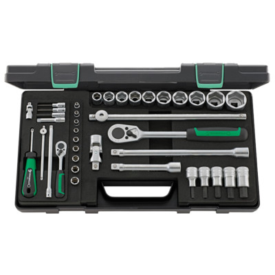Stahlwille 96011160 40/52/27/11 Socket Set 1/4'', 1/2''