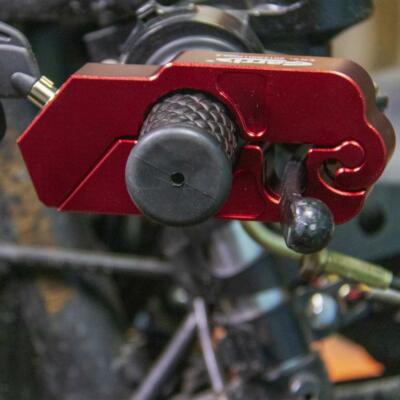 Fydun Motorrad Lenkerschloss - Universelle Diebstahlsicherung Silber