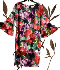 CALVIN KLEIN Women's Vibrant Dress Size 2XL  plus STRETCHY CRUISE DRESS #0017