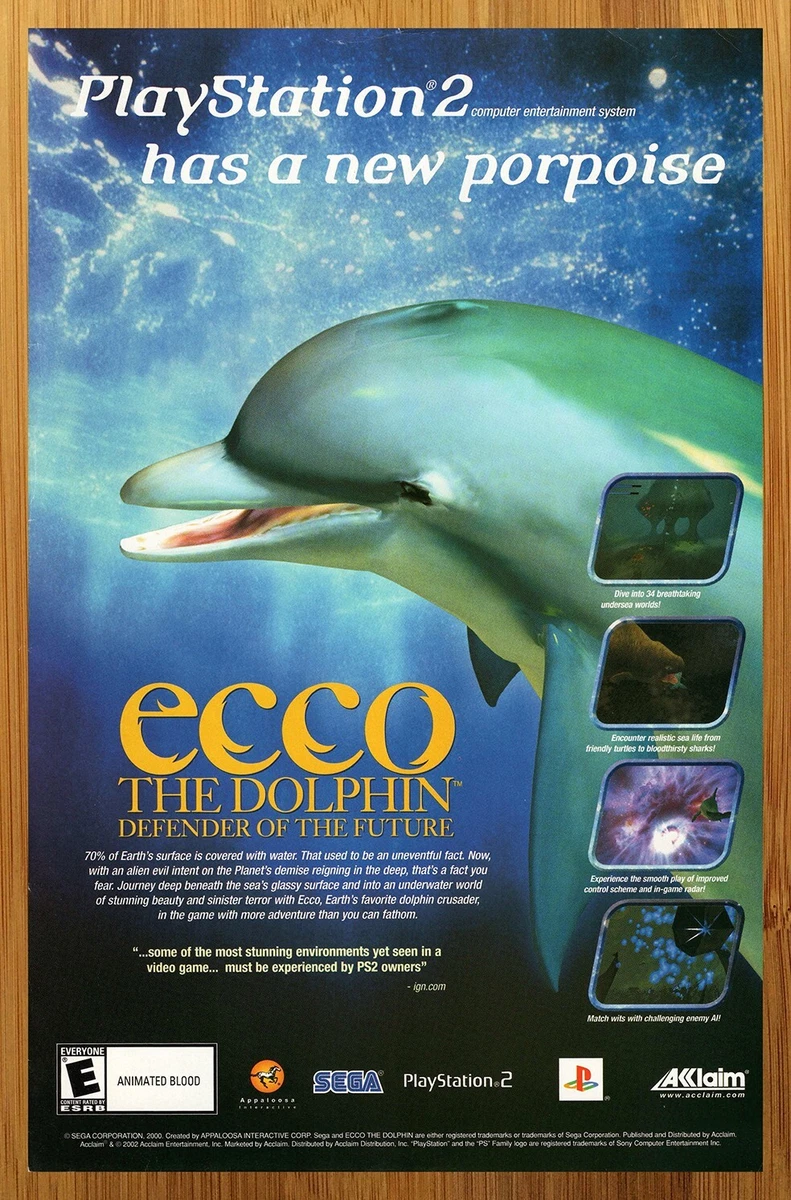 Ecco the dolphin defender of the future ps2 outlet