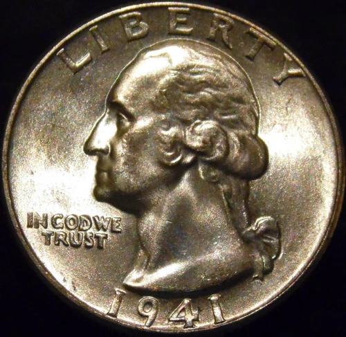 1941-P Washington Quarter Gem BU Uncirculated