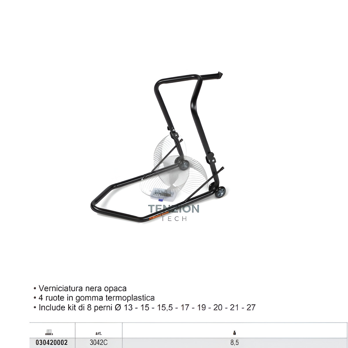 Cavalletto Sottocanotto Moto Beta 3042C - Kit Perni Incluso - 1