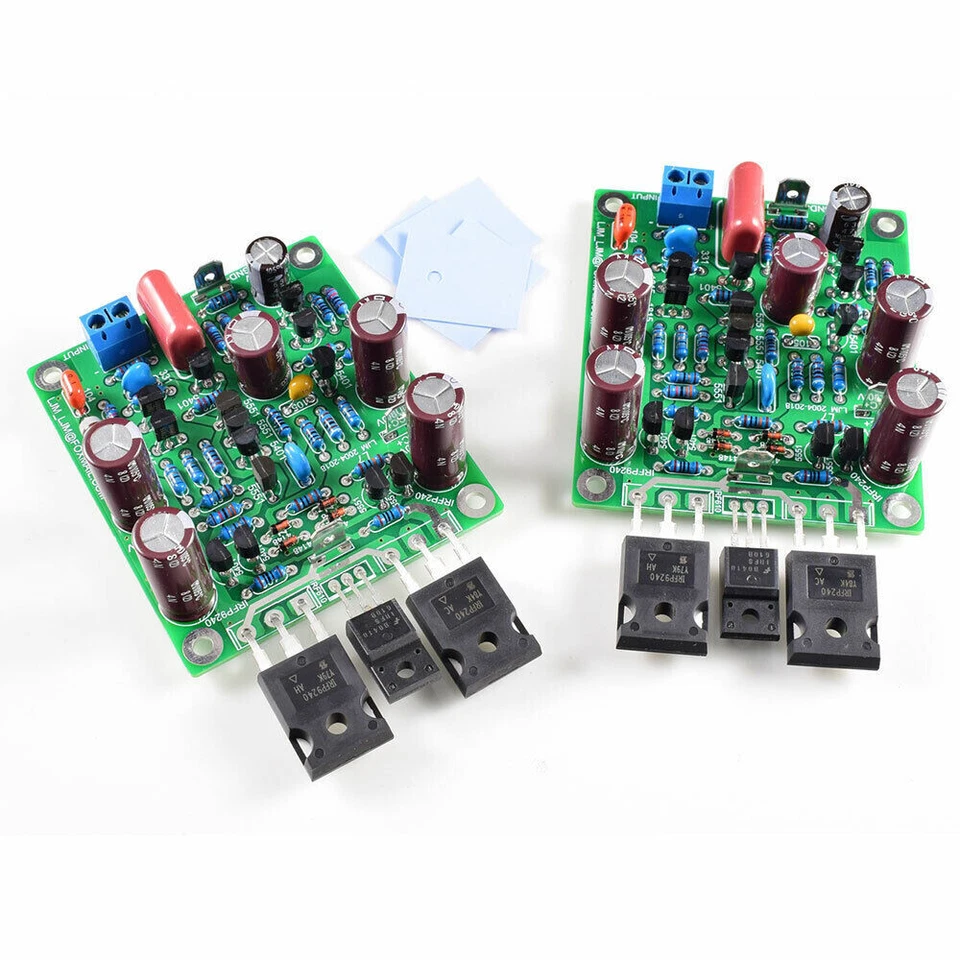 L7 MOSFET Stereo Audio Amplificatore di Potenza Board Kit Fai da Te AMP 2 Canali 150W - Immagine 2 di 4