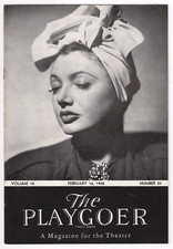 Katharine Cornell "ROSE BURKE" Gregory Peck 1942 FLOP Detroit Tryout Playbill