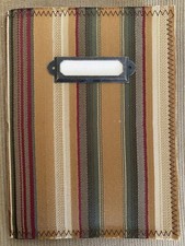 Handmade Upholstery Fabric Junk Journal/Unique/Craft/Journal/Scrapbook
