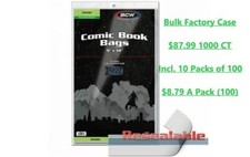 Case 1000 - BCW 2-Mil Resealable Bags Graded Comics CGC, PGX, CBCS - 9" x 14"
