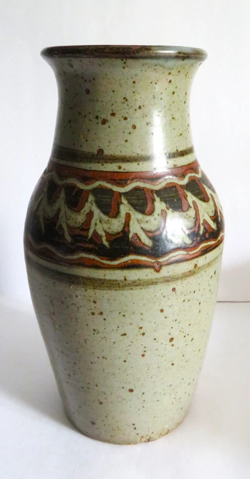 Eric Golding Handmade Studio Pottery Large Vase Branscombe Pottery Devon UK - Image 3 of 4