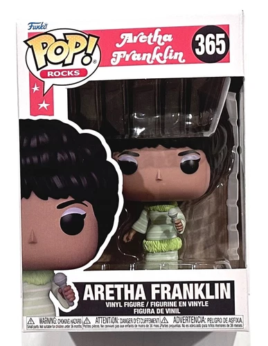 Aretha Franklin The Queen Of Soul Green Dress #365 Funko Pop! MINT w/ Protector