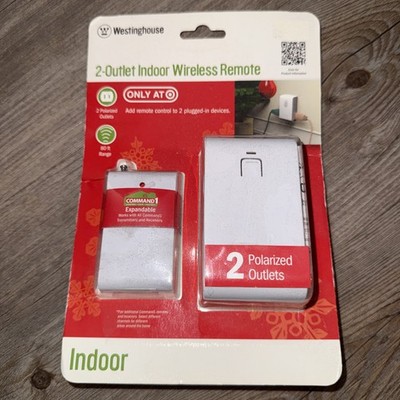 Westinghouse 2-Outlet Indoor Wireless Remote Controlled Outlets #T28068