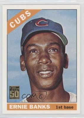 2001 Topps Through the Years Ernie Banks #13 HOF 1o3