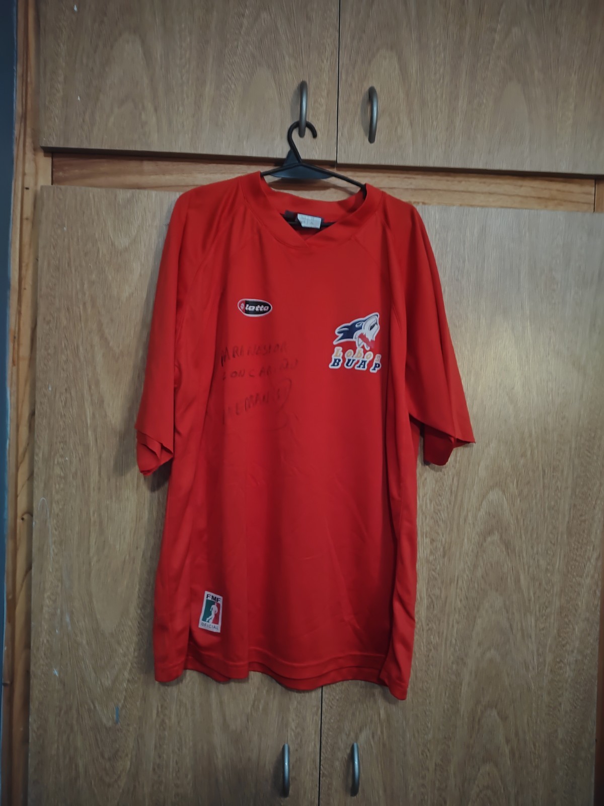 Lobos BUAP Soccer Jersey Match Worn Lotto 50#