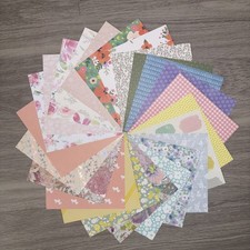 Spring Floral 6x6 Scrapbook Paper 24 Sheets