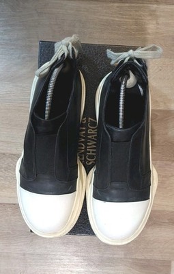 Sneakers Gr. 43-43,5 ähnlich wie Rick Owens, Leder und Gummi, Fehlendes Element 