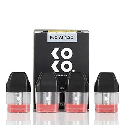 UWELL  Caliburn Koko Ersatzpods  FeCrAl 1.2 Ohm 4er Packung